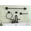 Fauceture 4" Centerset Bathrm Faucet W/4-Pcs Bathroom Accessories, Naples Brnz FSK1616ACL